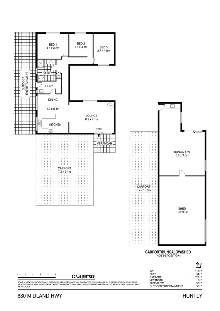 Floorplan of Homely house listing, 680 Midland Highway, Huntly VIC 3551