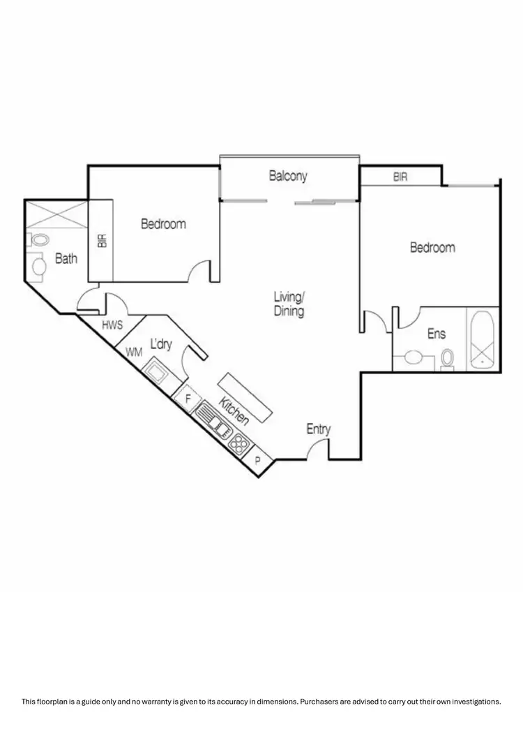 Floorplan of Homely apartment listing, 22/85 Rouse Street, Port Melbourne VIC 3207