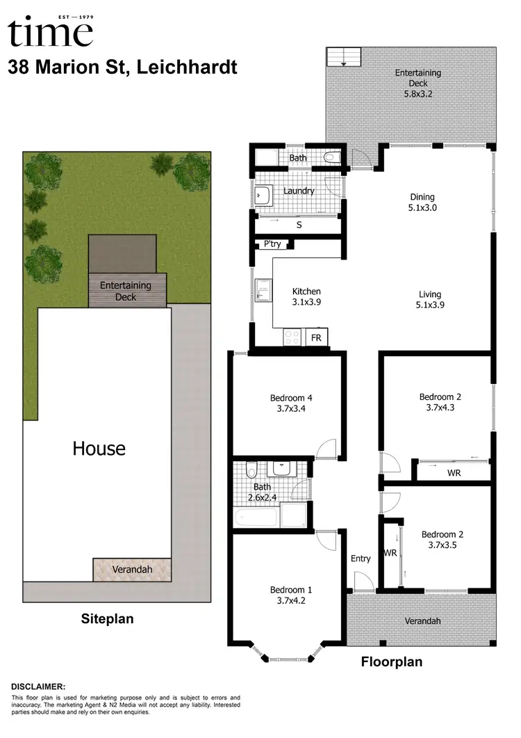 Floorplan of Homely house listing, 38 Marion Street, Leichhardt NSW 2040