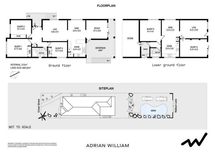 Floorplan of Homely house listing, 95 Crinan Street, Hurlstone Park NSW 2193