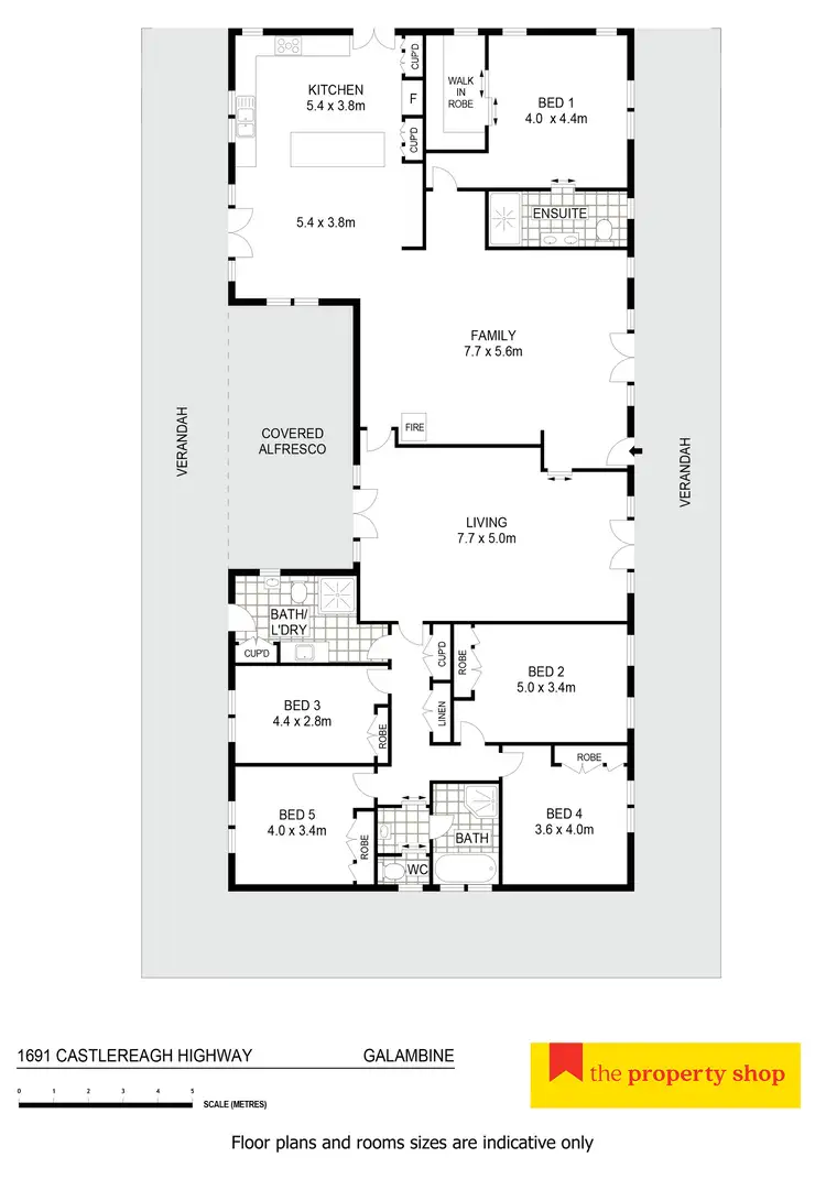 Floorplan of Homely rural property listing, 1691 Castlereagh Highway, Mudgee NSW 2850