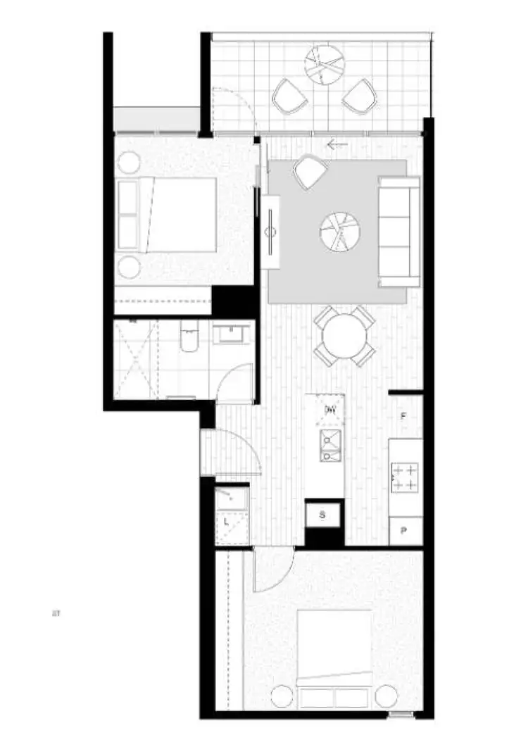 Floorplan of Homely apartment listing, 211/55 Currong Street North, Braddon ACT 2612