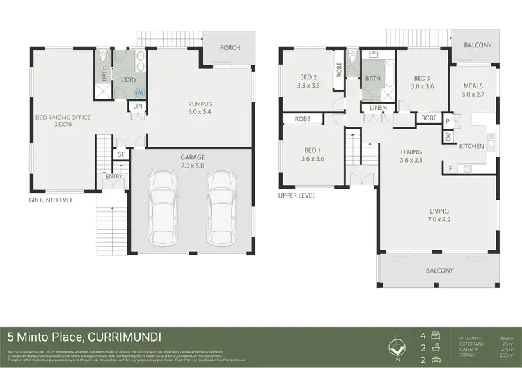 Floorplan of Homely house listing, 5 Minto Place, Currimundi QLD 4551