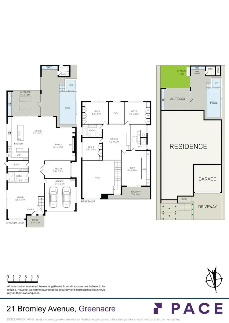 Floorplan of Homely house listing, 21 Bromley Avenue, Greenacre NSW 2190