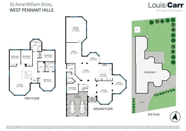 Floorplan of Homely house listing, 32 Anne William Drive, West Pennant Hills NSW 2125