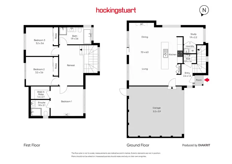 Floorplan of Homely townhouse listing, 8/57 Patterson Street, Ringwood East VIC 3135