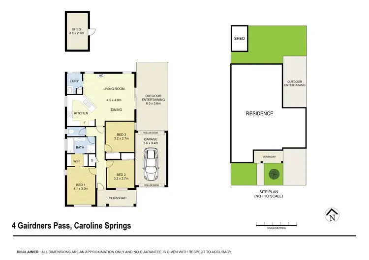 Floorplan of Homely house listing, 4 Gairdners Pass, Caroline Springs VIC 3023