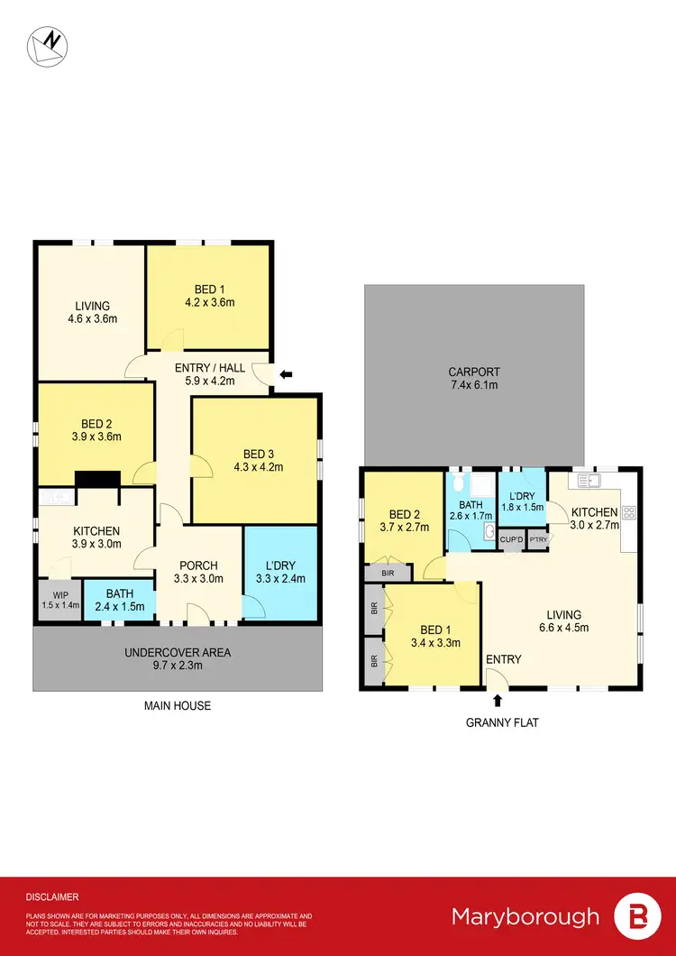 Floorplan of Homely house listing, 3 Harrison Street, Maryborough VIC 3465