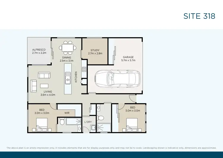 Floorplan of Homely retirement listing, 318/2-20 Island View Drive, Urangan QLD 4655
