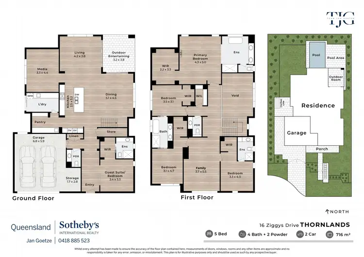 Floorplan of Homely house listing, 16 Ziggys Drive, Thornlands QLD 4164