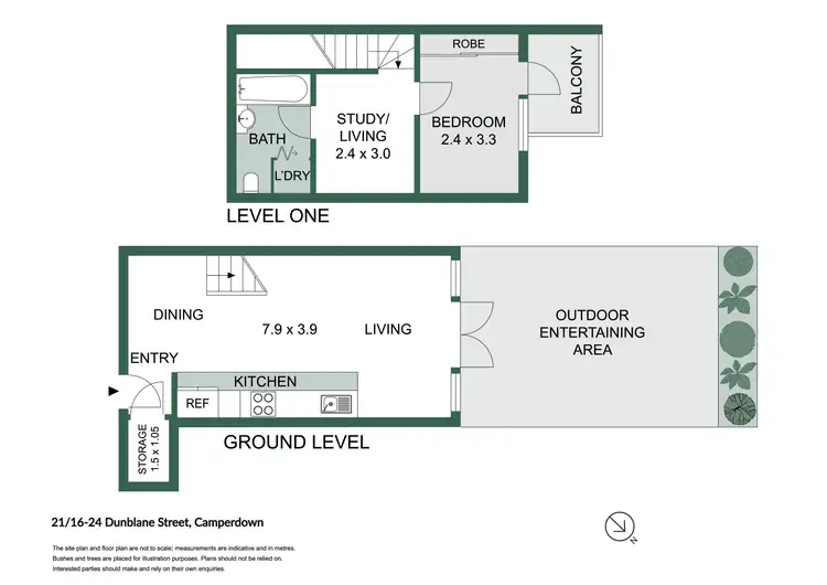Floorplan of Homely apartment listing, 21/16-24 Dunblane Street, Camperdown NSW 2050