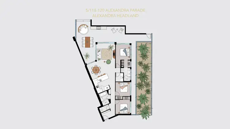 Floorplan of Homely apartment listing, 5/118 Alexandra Parade, Alexandra Headland QLD 4572
