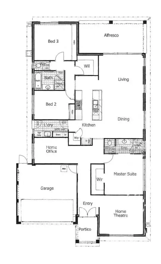 Floorplan of Homely house listing, 15 Millway Avenue, Southern River WA 6110