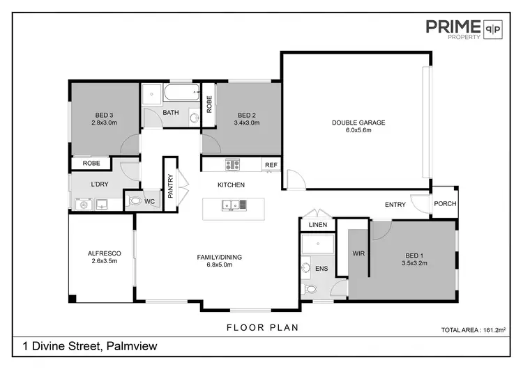 Floorplan of Homely house listing, 1 Divine Street, Palmview QLD 4553