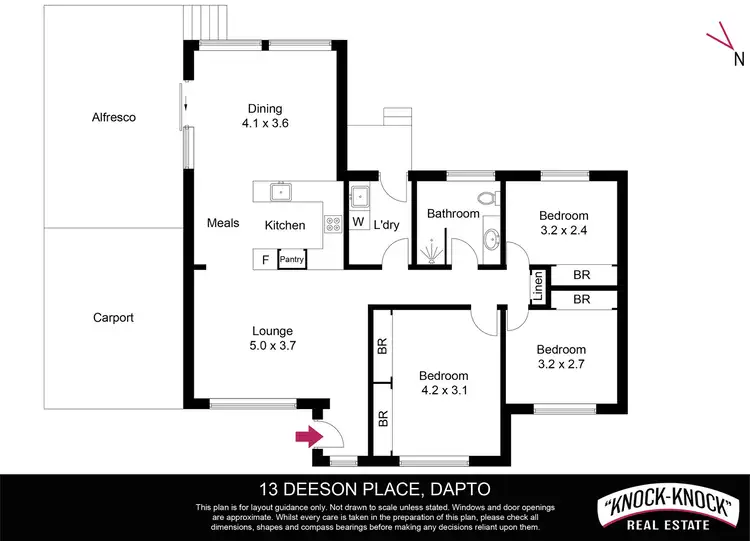 Floorplan of Homely house listing, 13 Deeson Place, Dapto NSW 2530
