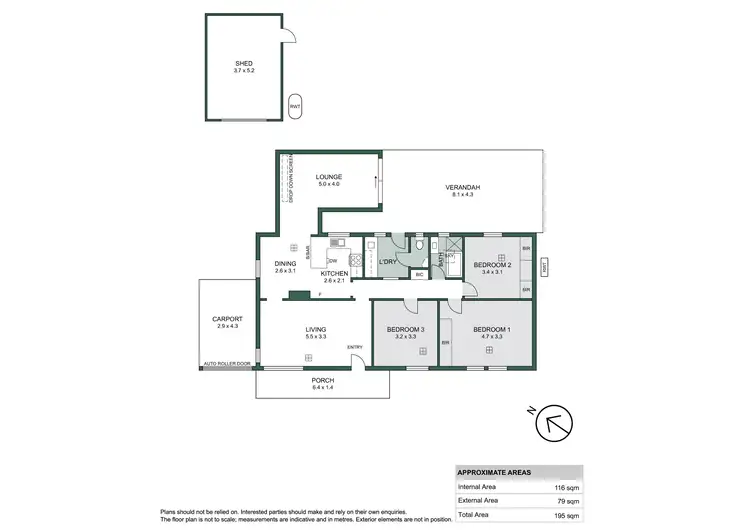 Floorplan of Homely house listing, 18 Blount Street, Blair Athol SA 5084