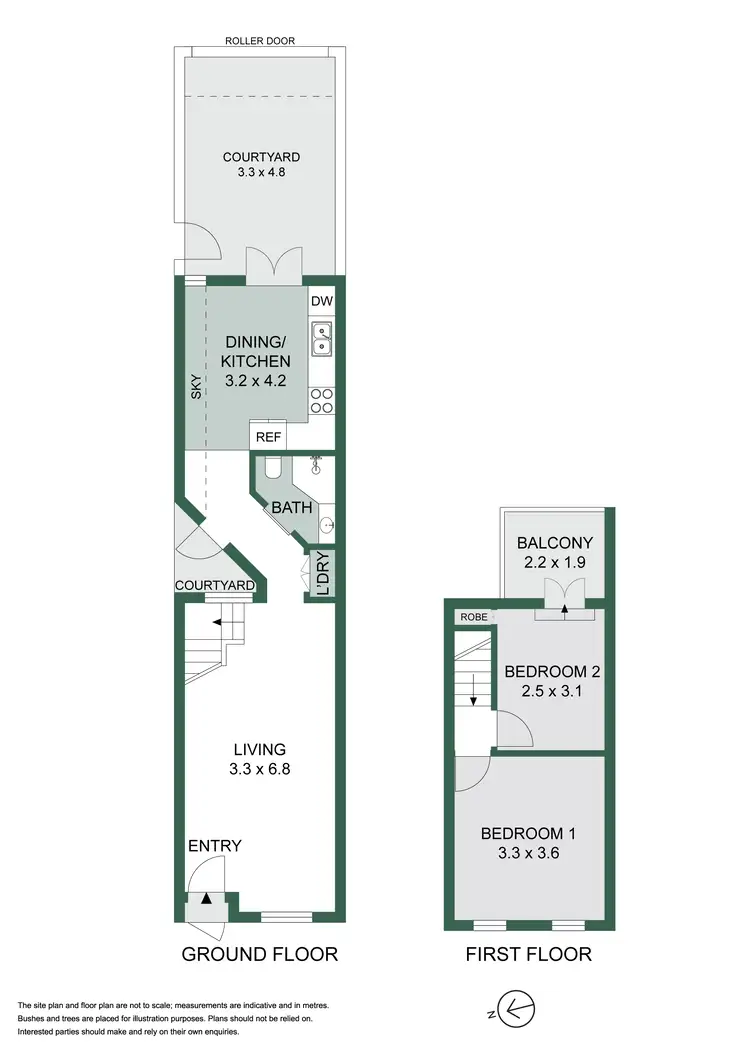 Floorplan of Homely terrace listing, 30 Denham Street, Surry Hills NSW 2010
