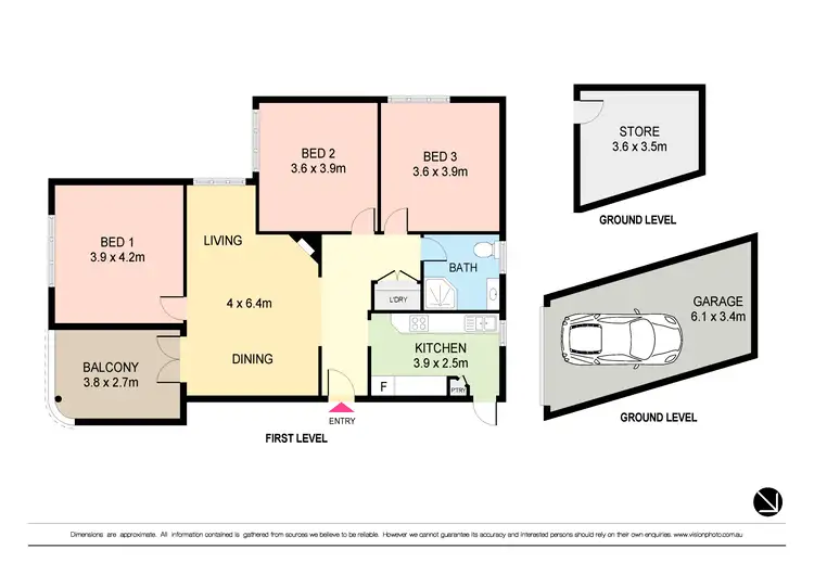 Floorplan of Homely apartment listing, 4/4 Shellcove Road, Kurraba Point NSW 2089