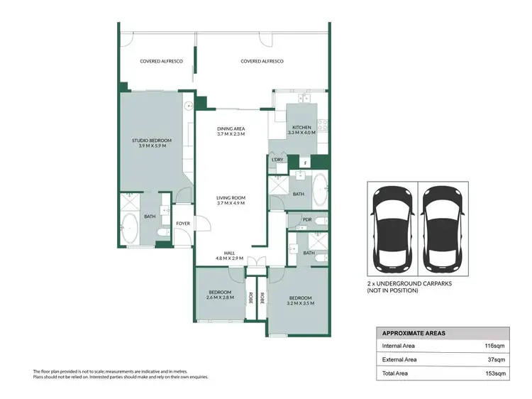 Floorplan of Homely apartment listing, 28-29/12 Perry Street, Coolum Beach QLD 4573