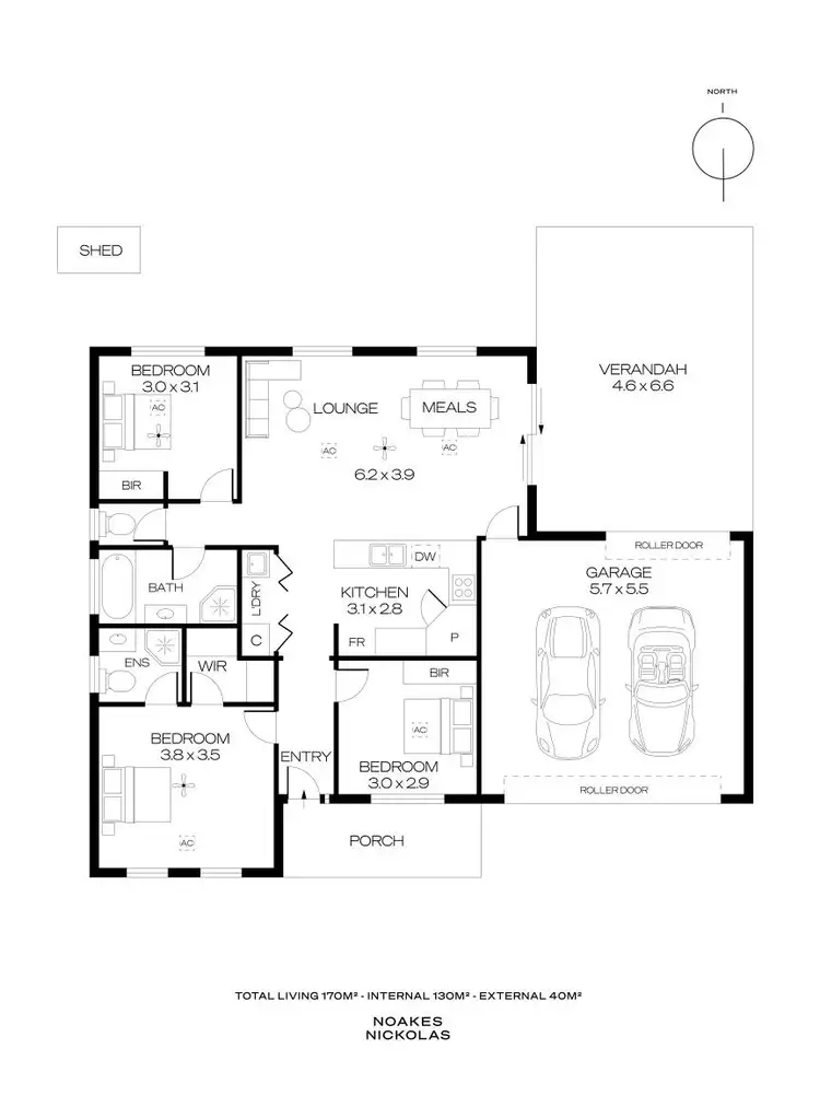 Floorplan of Homely house listing, 21A Troon Avenue, Seaton SA 5023