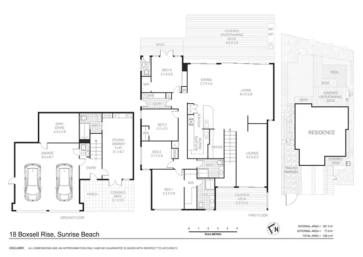 Floorplan of Homely house listing, 18 Boxsell Rise, Sunrise Beach QLD 4567