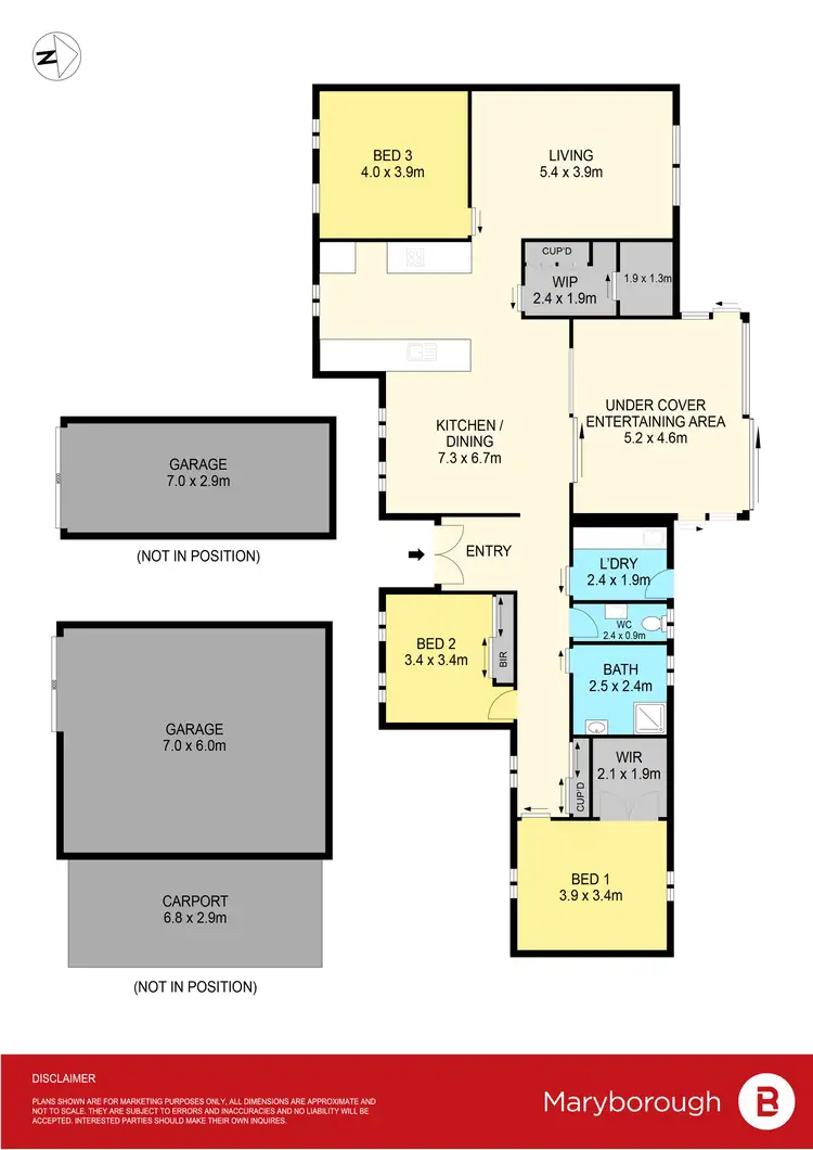 Floorplan of Homely house listing, 13 Middle Bridge Road, Betley VIC 3472
