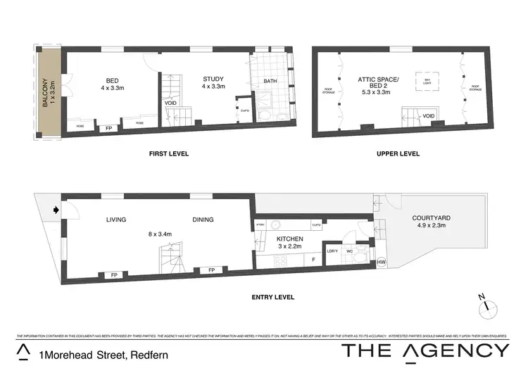 Floorplan of Homely house listing, 1 Morehead Street, Redfern NSW 2016