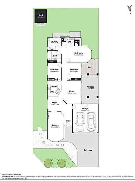 Floorplan of Homely house listing, 16-17 Barry Court, Grovedale VIC 3216