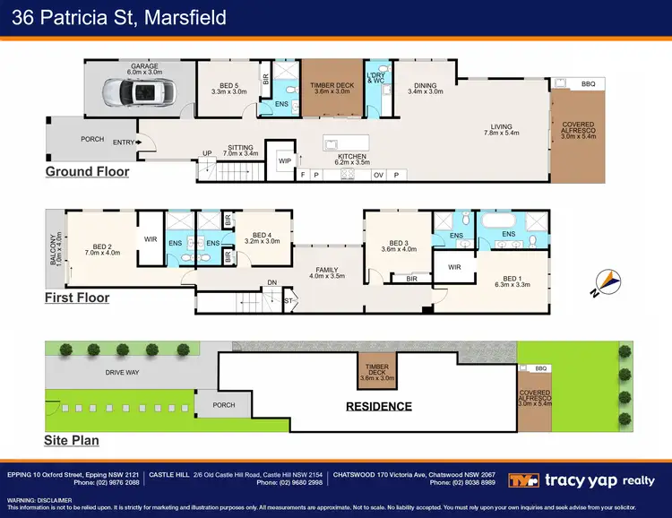 Floorplan of Homely house listing, 36 Patricia Street, Marsfield NSW 2122
