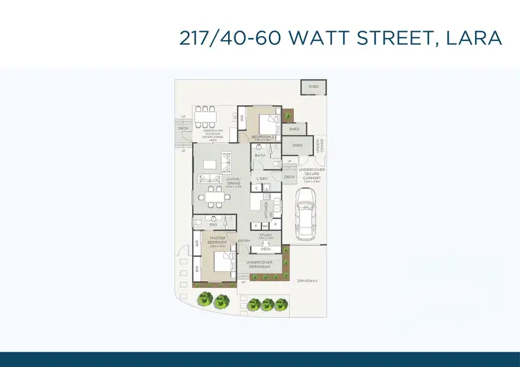 Floorplan of Homely retirement listing, 217/40 Watt Street, Lara VIC 3212