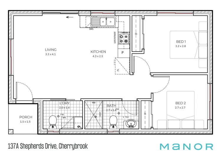 Floorplan of Homely house listing, 137A Shepherds Drive, Cherrybrook NSW 2126