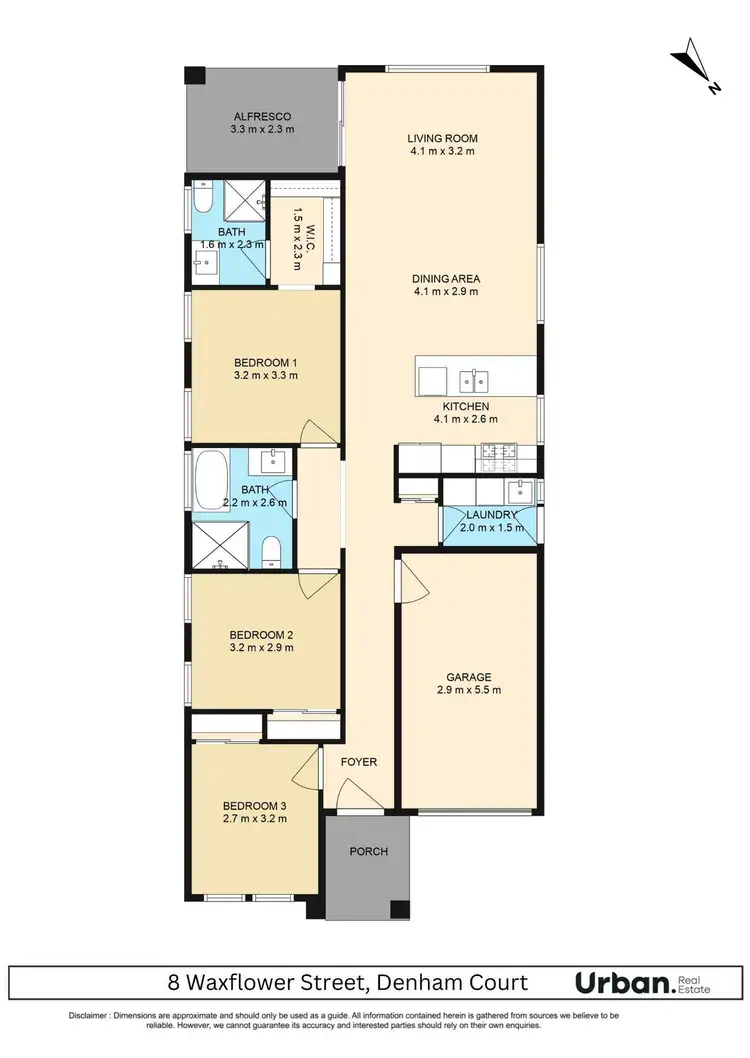Floorplan of Homely house listing, 8 Waxflower Street, Denham Court NSW 2565