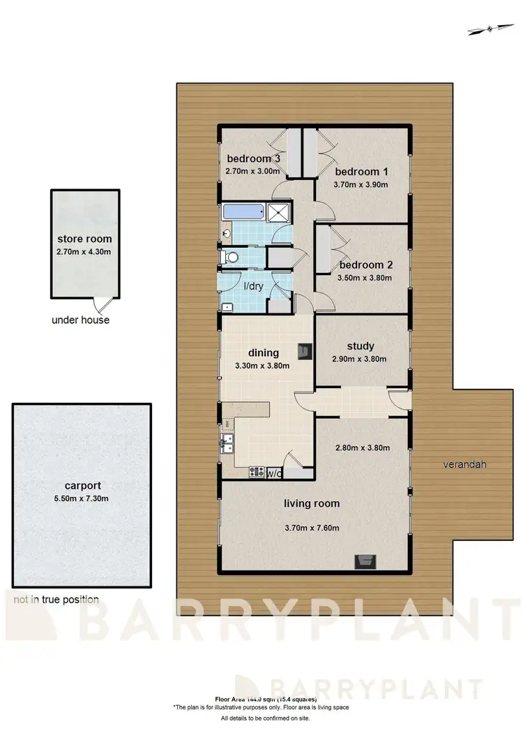 Floorplan of Homely house listing, 13 Alfred Grove, Emerald VIC 3782