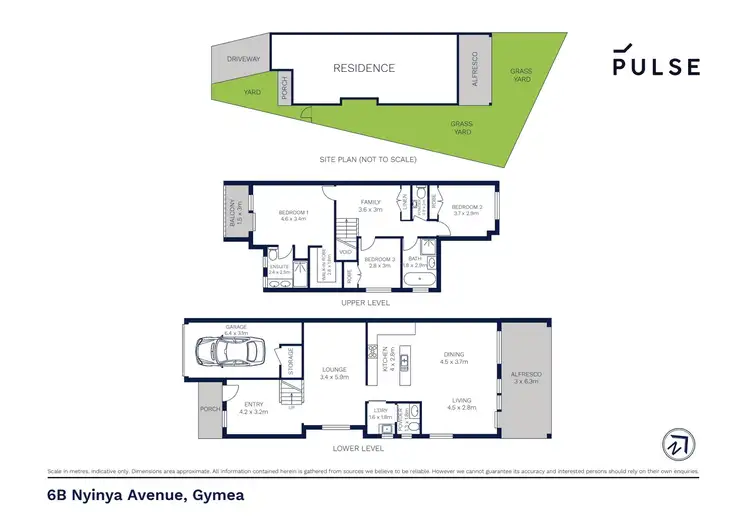 Floorplan of Homely semi-detached listing, 6B Nyinya Avenue, Gymea NSW 2227