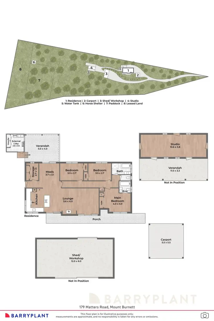 Floorplan of Homely house listing, 179 Matters Road, Mount Burnett VIC 3781
