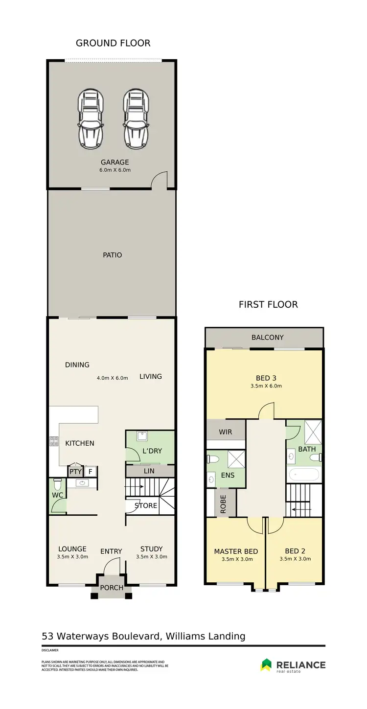 Floorplan of Homely house listing, 53 Waterways Boulevard, Williams Landing VIC 3027