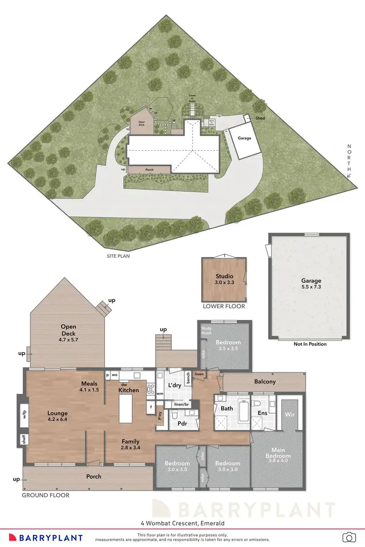 Floorplan of Homely house listing, 4 Wombat Crescent, Emerald VIC 3782