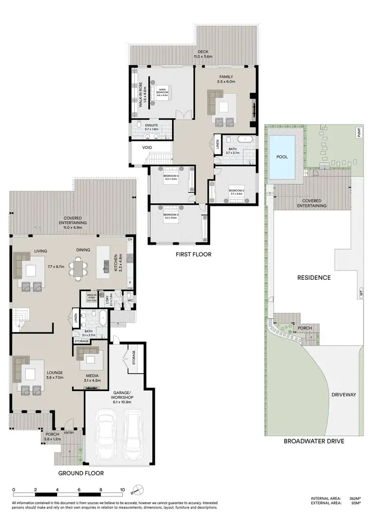 Floorplan of Homely house listing, 92 Broadwater Drive, Saratoga NSW 2251