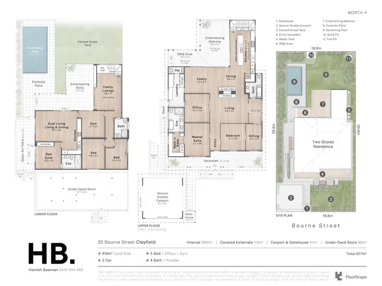 Floorplan of Homely house listing, 20 Bourne Street, Clayfield QLD 4011