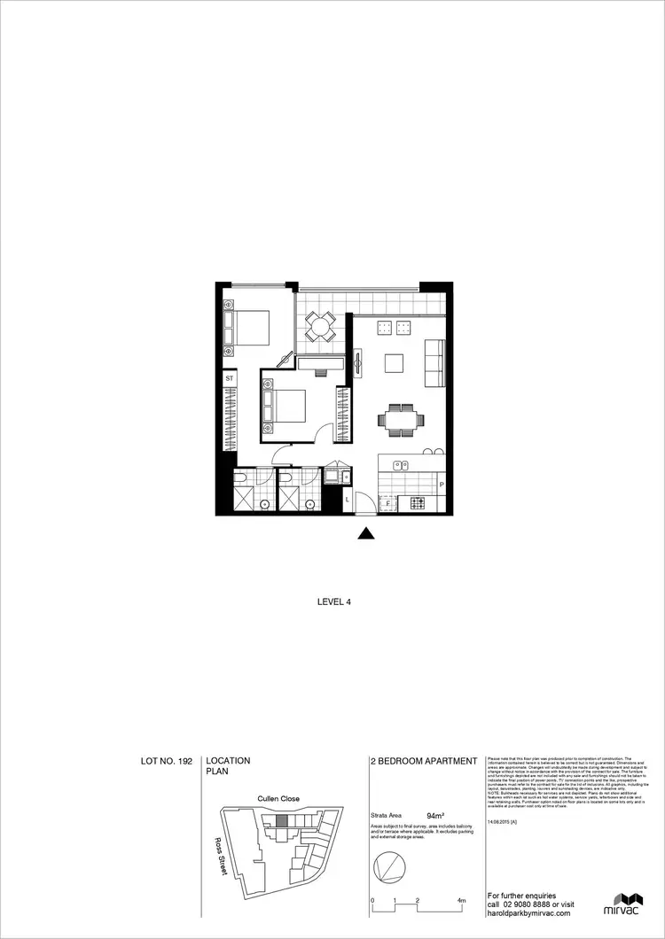 Floorplan of Homely apartment listing, 406/1 Cullen Close, Glebe NSW 2037