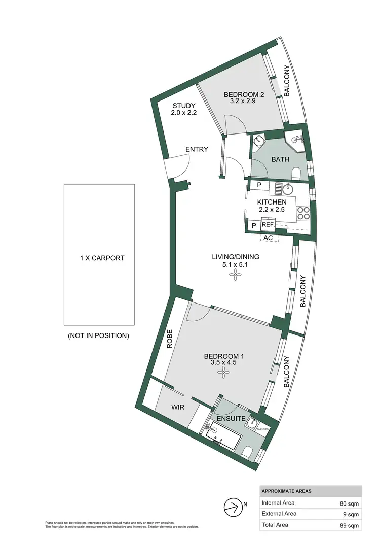 Floorplan of Homely apartment listing, 22/760 Anzac Highway, Glenelg SA 5045