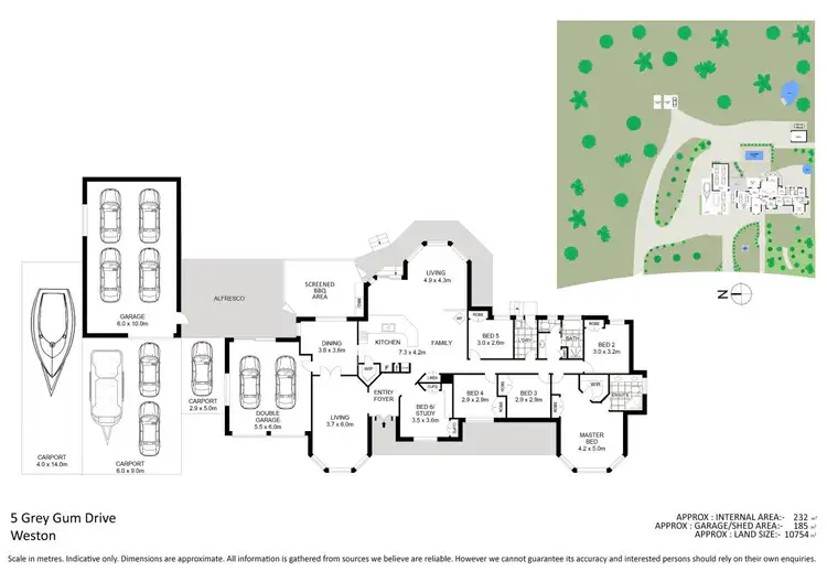 Floorplan of Homely rural property listing, 5 Grey Gum Drive, Weston NSW 2326