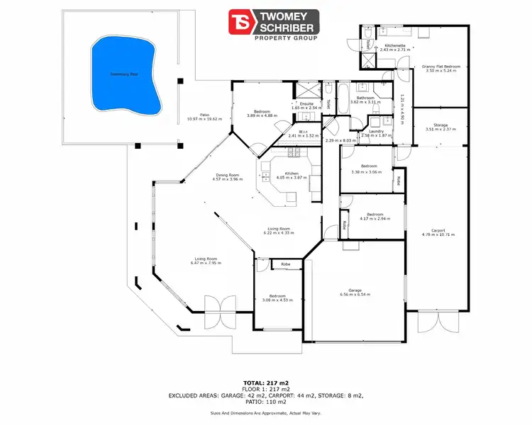 Floorplan of Homely house listing, 9-11 Wenlock Close, Mount Sheridan QLD 4868