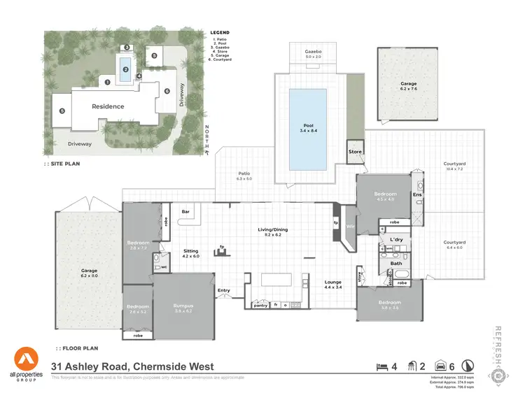 Floorplan of Homely house listing, 31-33 Ashley Road, Chermside QLD 4032