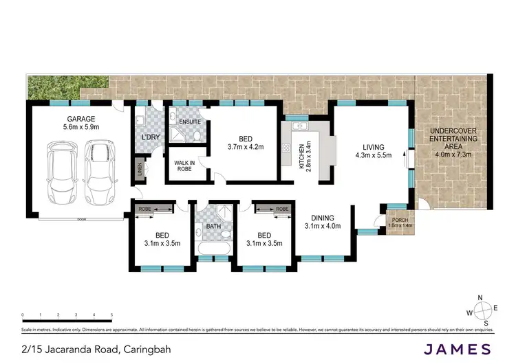 Floorplan of Homely villa listing, 2/15 Jacaranda Road, Caringbah NSW 2229