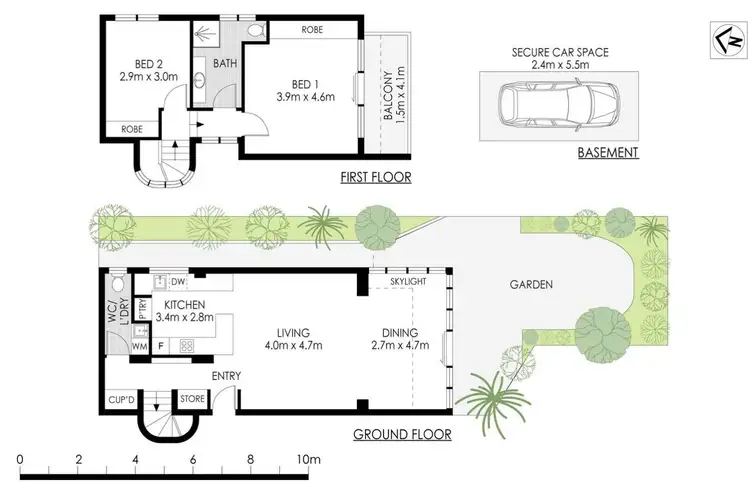 Floorplan of Homely apartment listing, 34-36 O'Donnell Street, North Bondi NSW 2026