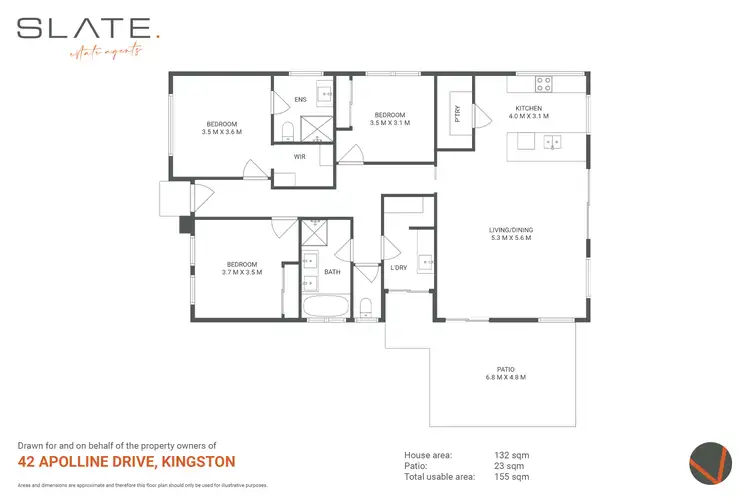 Floorplan of Homely house listing, 42 Apolline Drive, Kingston TAS 7050