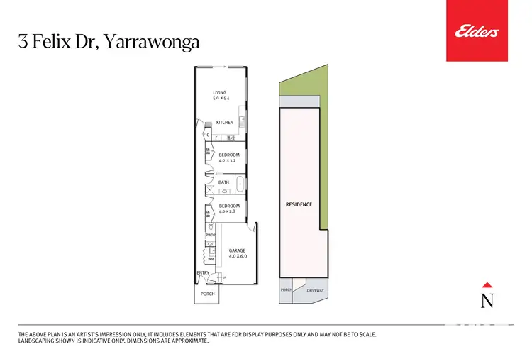 Floorplan of Homely unit listing, 3 Felix Drive, Yarrawonga VIC 3730