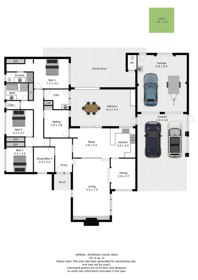 Floorplan of Homely house listing, 52 Huon Creek Road, Wodonga VIC 3690