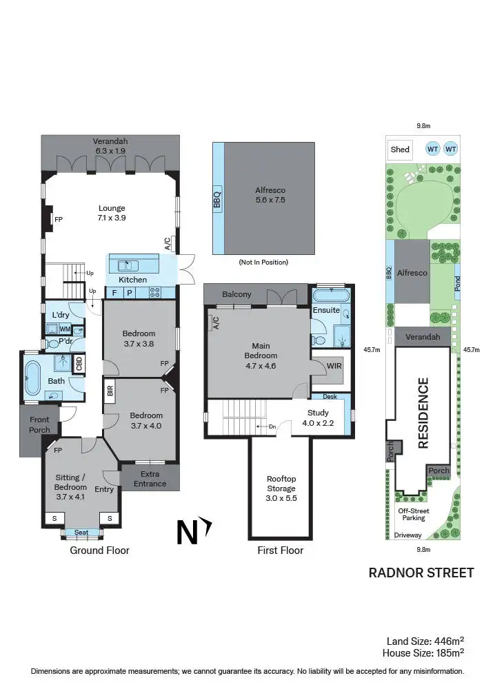 Floorplan of Homely house listing, 44 Radnor Street, Camberwell VIC 3124